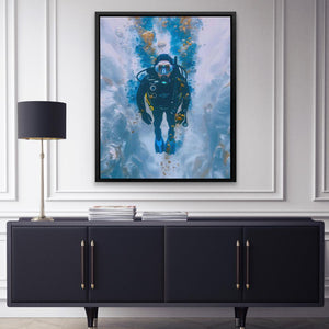 Diving into Eternity - Luxury Wall Art