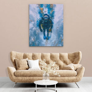 Diving into Eternity - Luxury Wall Art