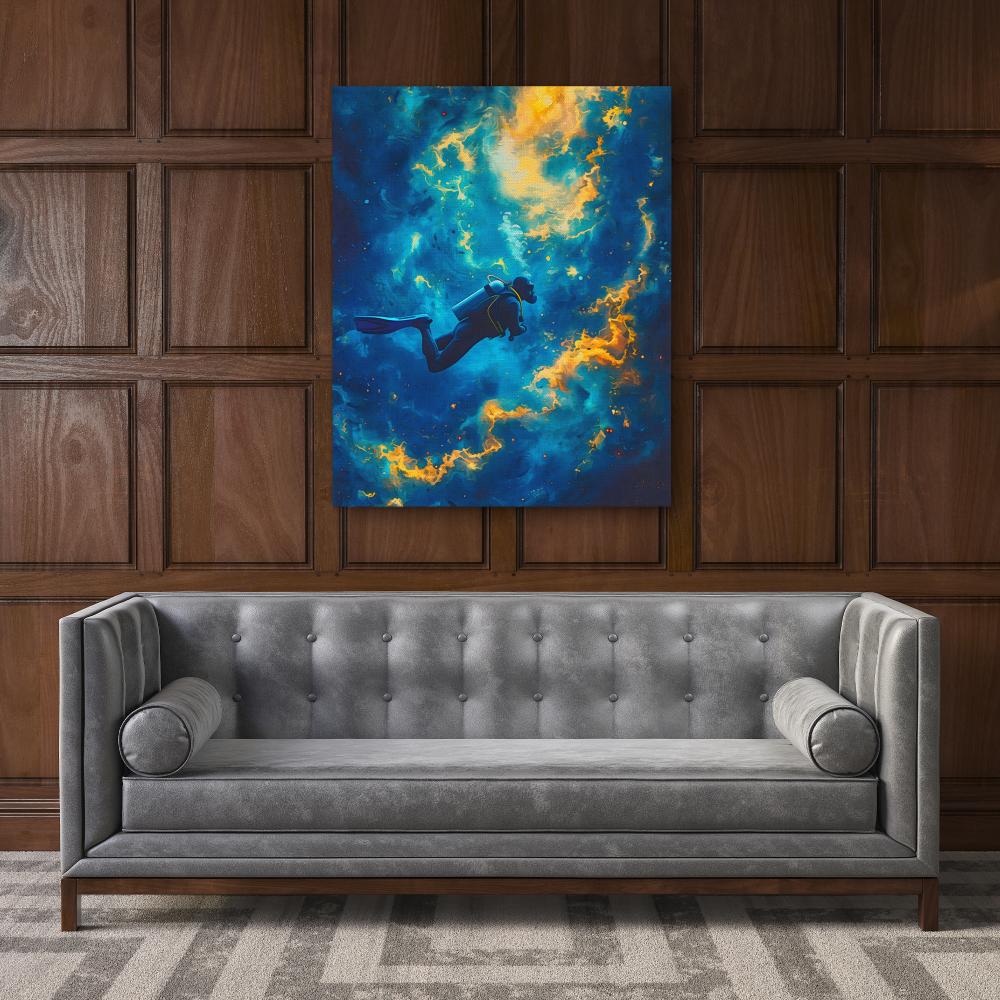 Diving into the Abyss - Luxury Wall Art