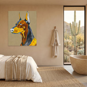 Doberman Geometric Profile — Doberman Geometric Profile Desert Home Port 119