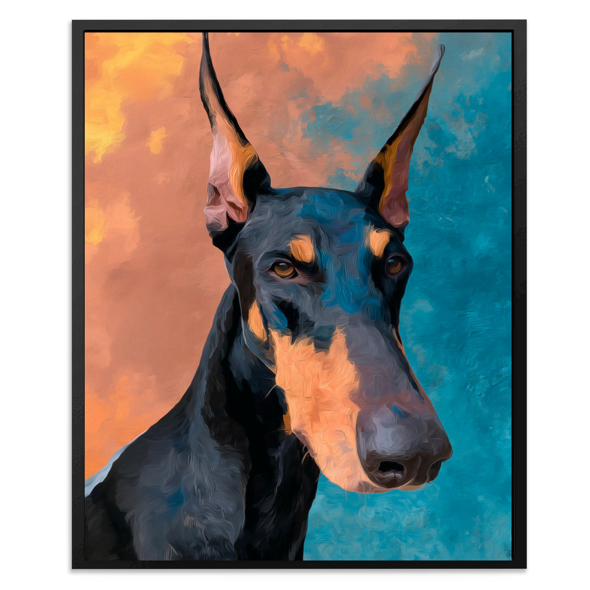 Doberman Sunset Watch