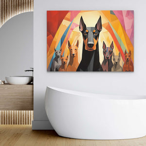 Doberman's On Duty - Luxury Wall Art