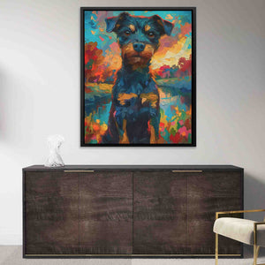 Dog in the Park - Luxury Wall Art