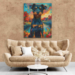 Dog in the Park - Luxury Wall Art