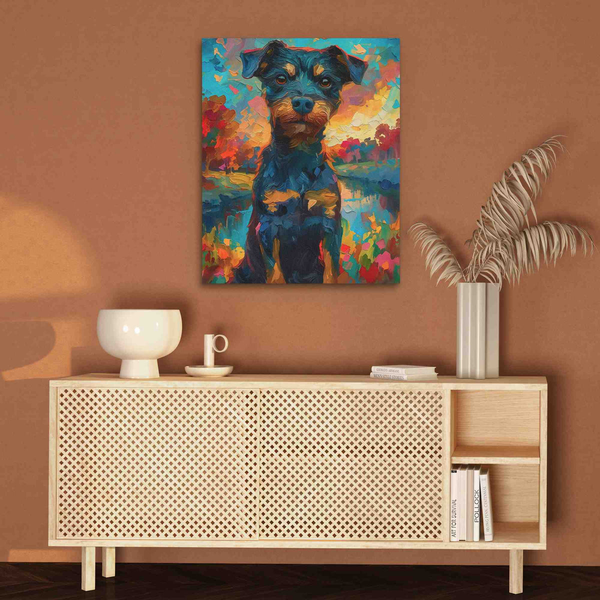 Dog in the Park - Luxury Wall Art