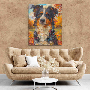 Dog Park in Fall - Luxury Wall Art