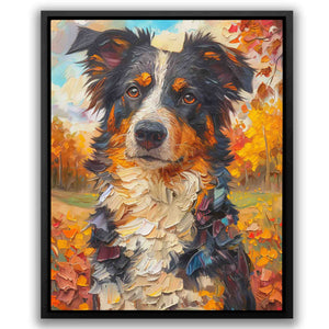 Dog Park in Fall - Luxury Wall Art