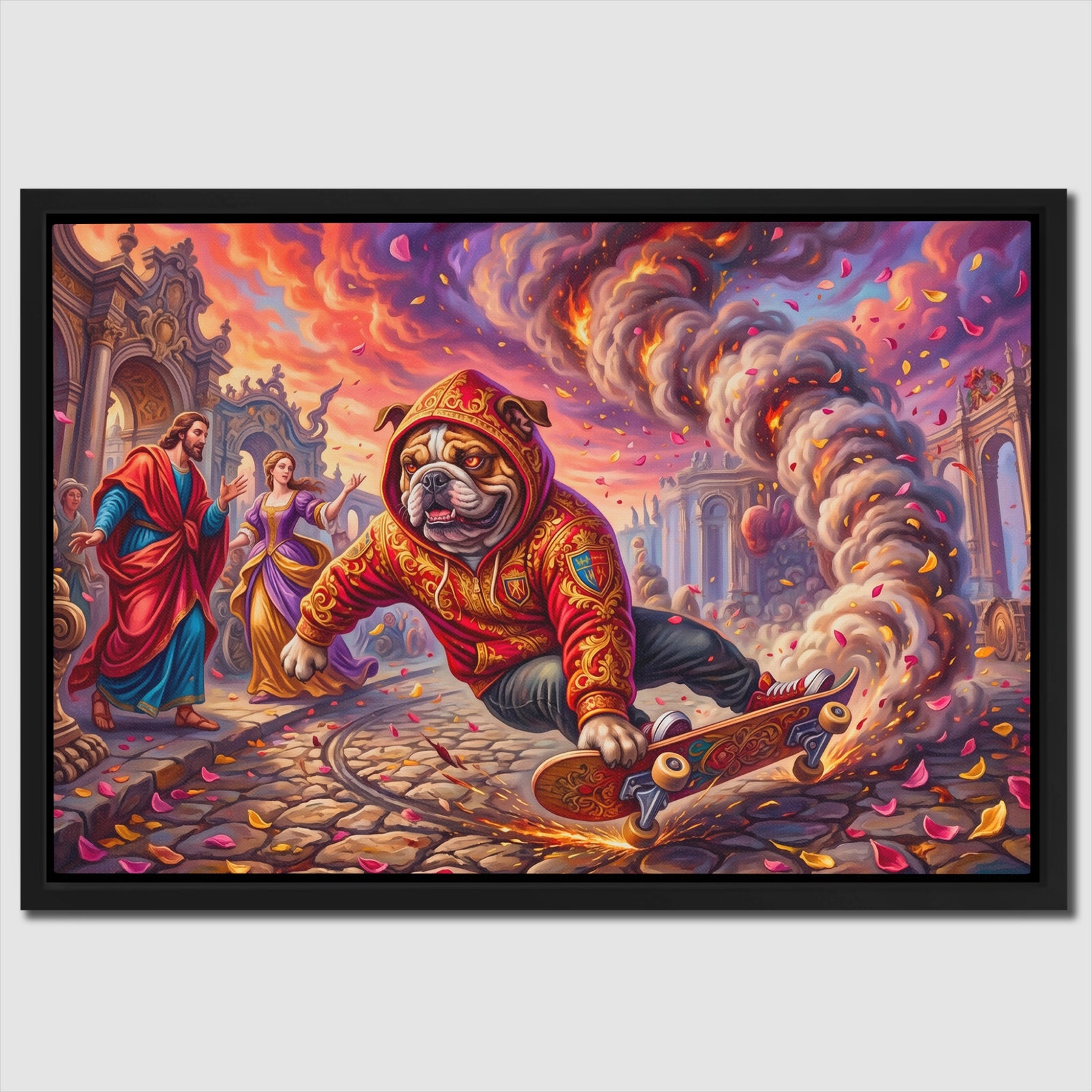 Dog Skateboard Renaissance — Dog Skateboard Renaissance Close Up Landscape 12
