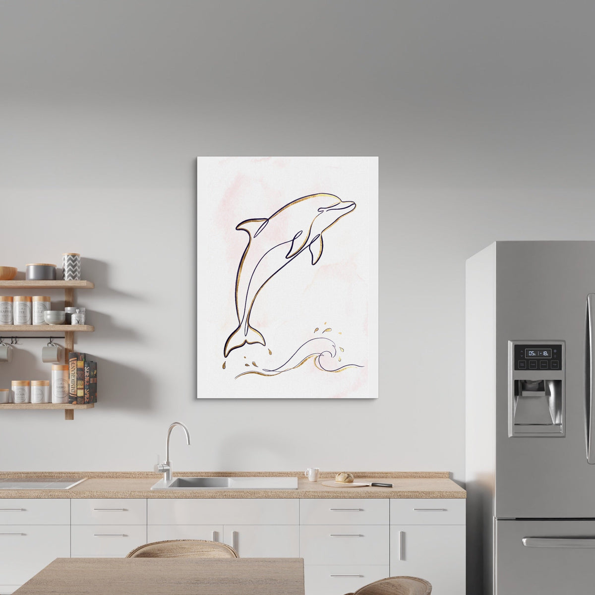 Dolphin Arc - Luxury Wall Art