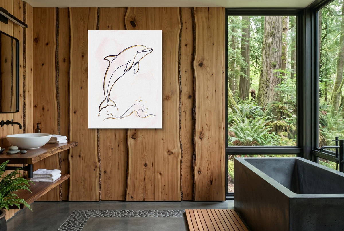 Dolphin Arc - Luxury Wall Art