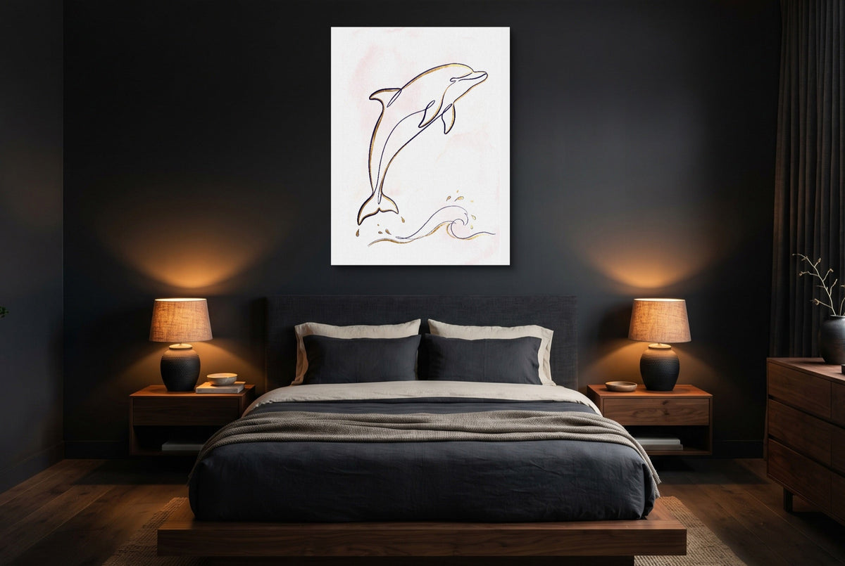 Dolphin Arc - Luxury Wall Art