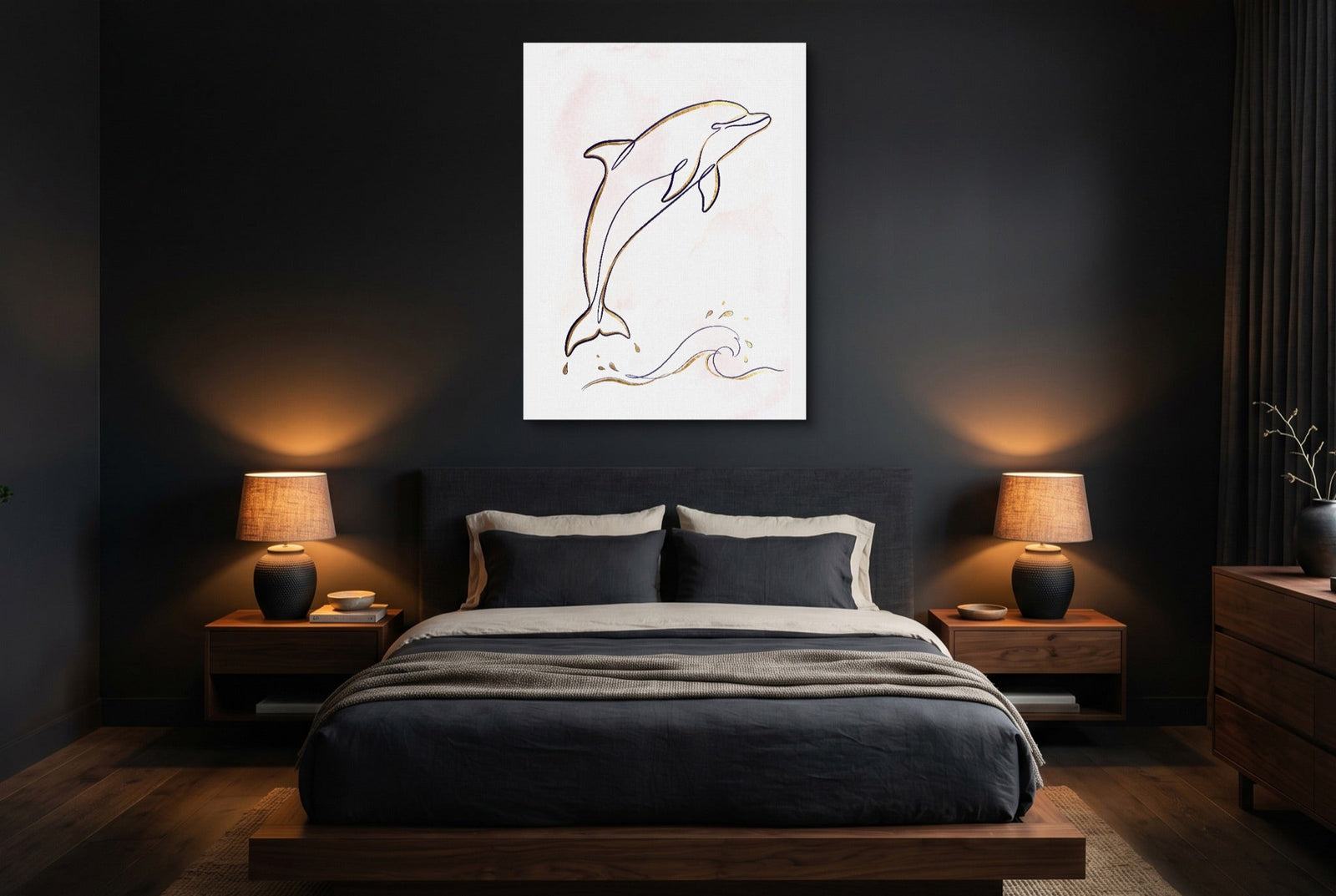 Dolphin Arc - Luxury Wall Art