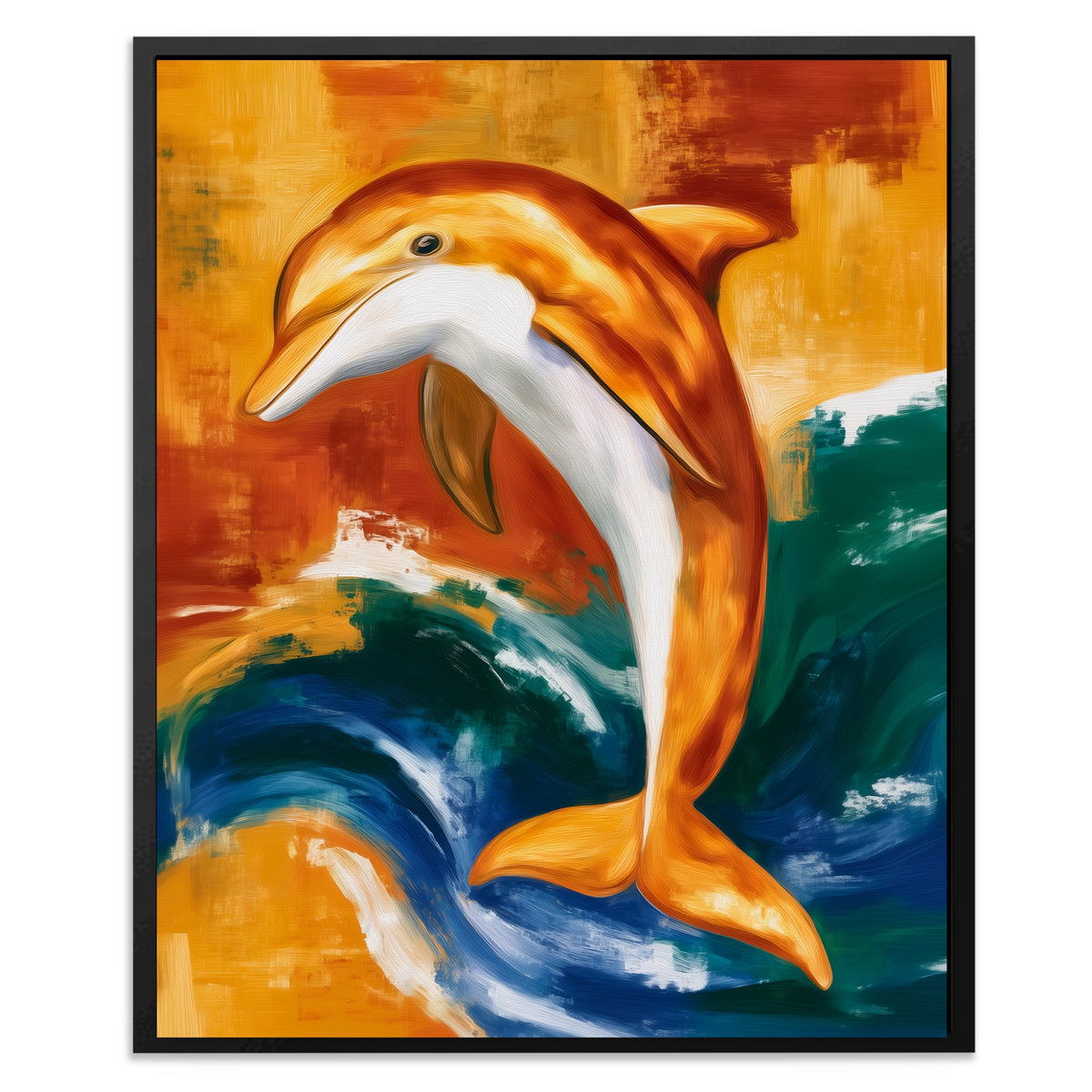 Dolphin Arching Leap — Dolphin Arching Leap Front Facing Portrait2 168