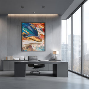 Dolphin Coral Dreams - Luxury Wall Art