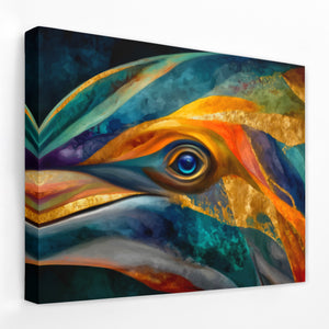 Dolphin Prismatic Fragment — Dolphin Prismatic Fragment Landscape   Side View   Mirror Wrap 142