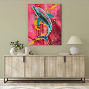 Dolphin Splash - Luxury Wall Art
