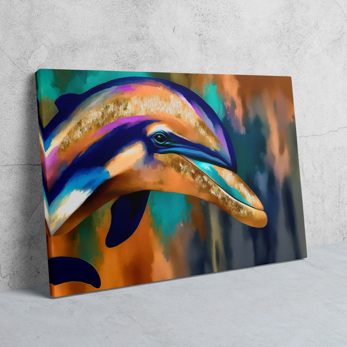 Dolphins Coral Dream - Luxury Wall Art