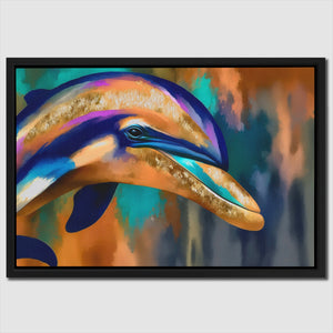 Dolphins Coral Dream - Luxury Wall Art