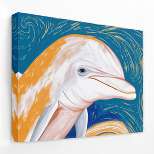 Dolphins Coral Journey - Luxury Wall Art