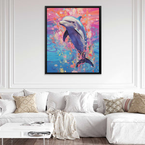 Dolphins Dance - Luxury Wall Art