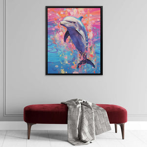 Dolphins Dance - Luxury Wall Art