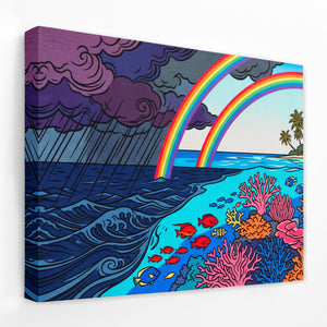 Double Rainbow Reef — Double Rainbow Reef Landscape   Side View   Mirror Wrap 77
