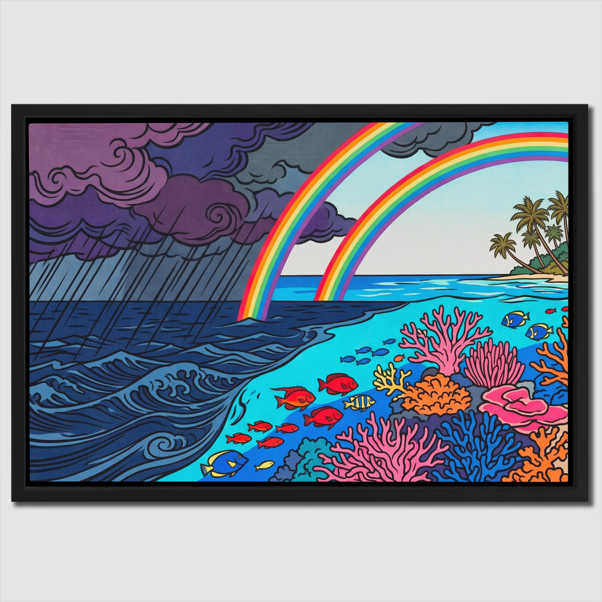 Double Rainbow Reef — Double Rainbow Reef Close Up Landscape 13