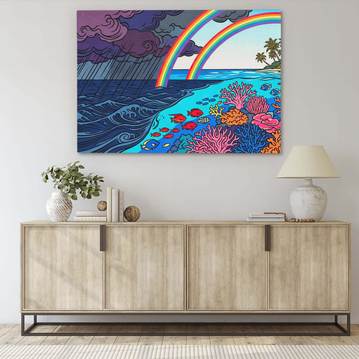 Double Rainbow Reef — Double Rainbow Reef Living Room Desk 93