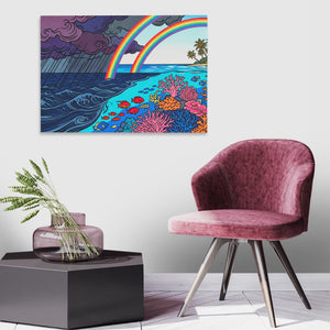 Double Rainbow Reef — Double Rainbow Reef New   Land Purple Chair 141