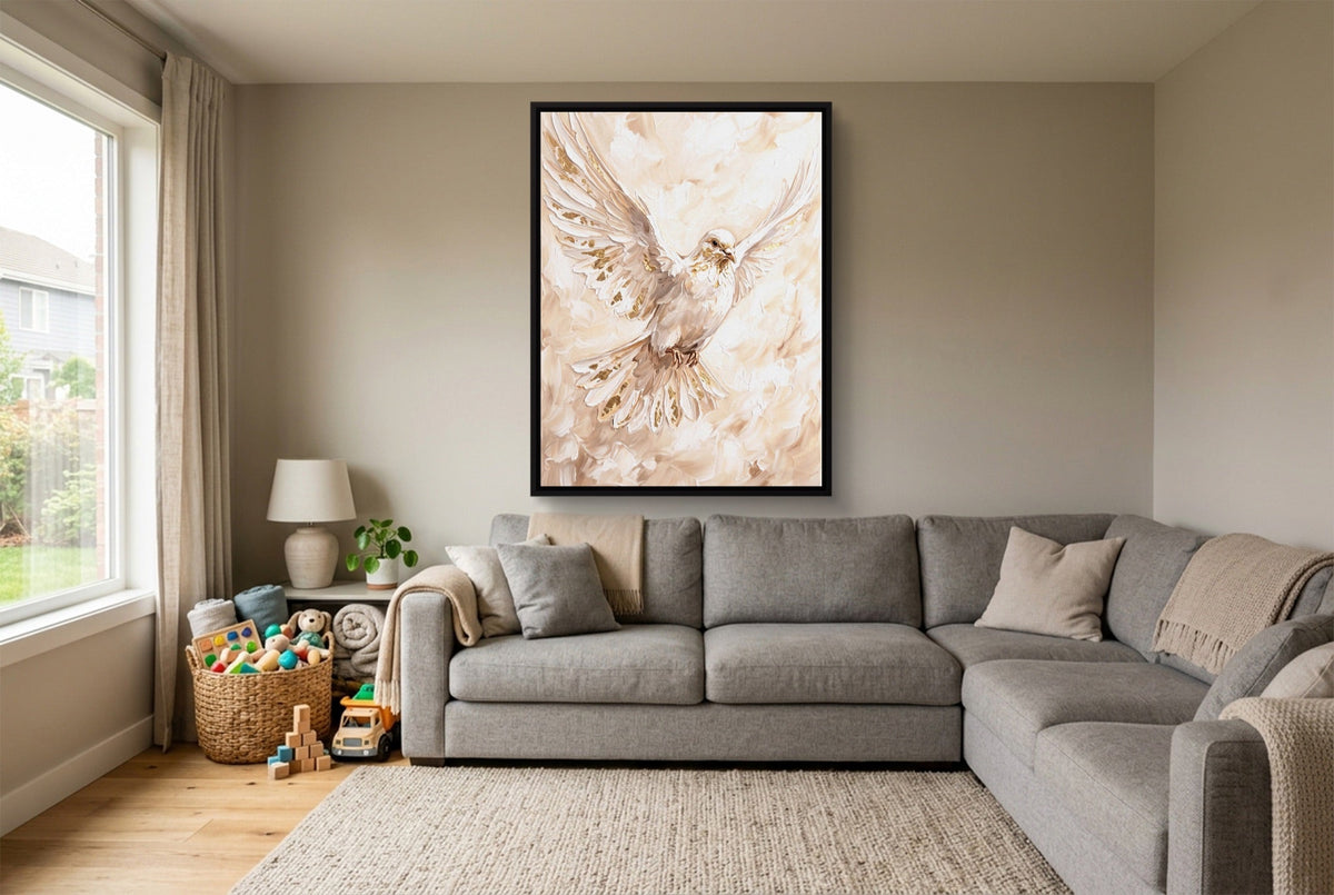 Dove's Ascent - Luxury Wall Art