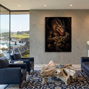 Dragon Devouring His Son - Luxury Wall Art