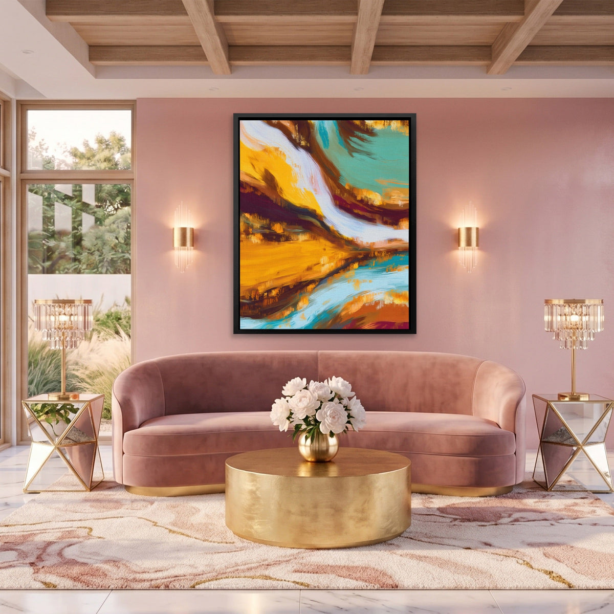 Dragon Earthen Flow - Luxury Wall Art