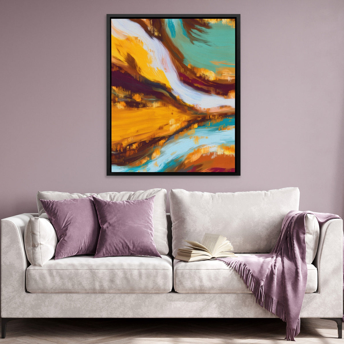 Dragon Earthen Flow - Luxury Wall Art