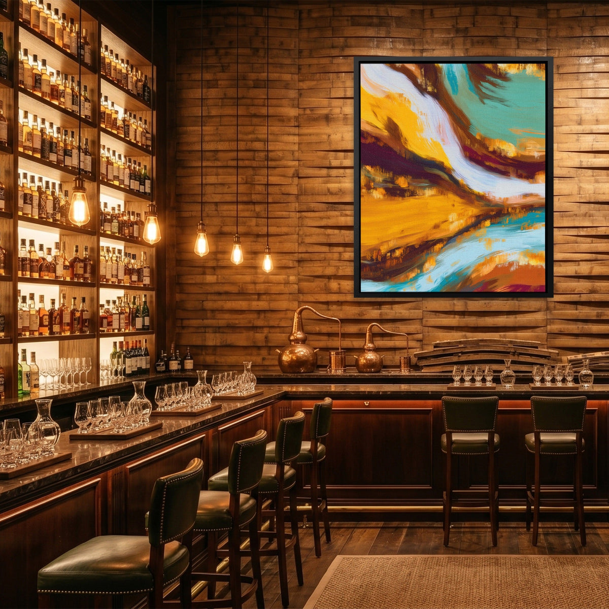 Dragon Earthen Flow - Luxury Wall Art