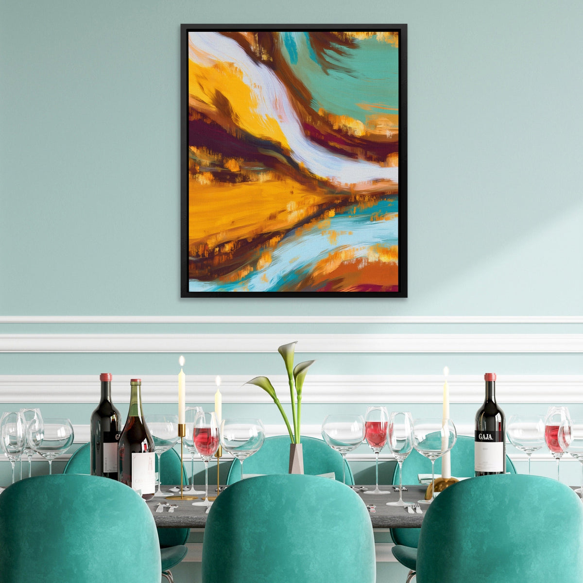 Dragon Earthen Flow - Luxury Wall Art