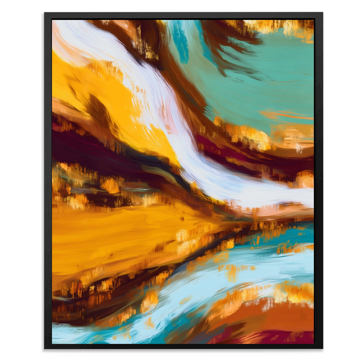 Dragon Earthen Flow - Luxury Wall Art