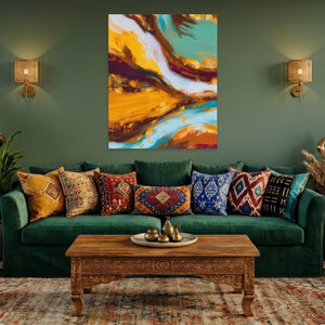 Dragon Earthen Flow - Luxury Wall Art