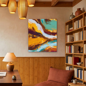 Dragon Earthen Flow - Luxury Wall Art
