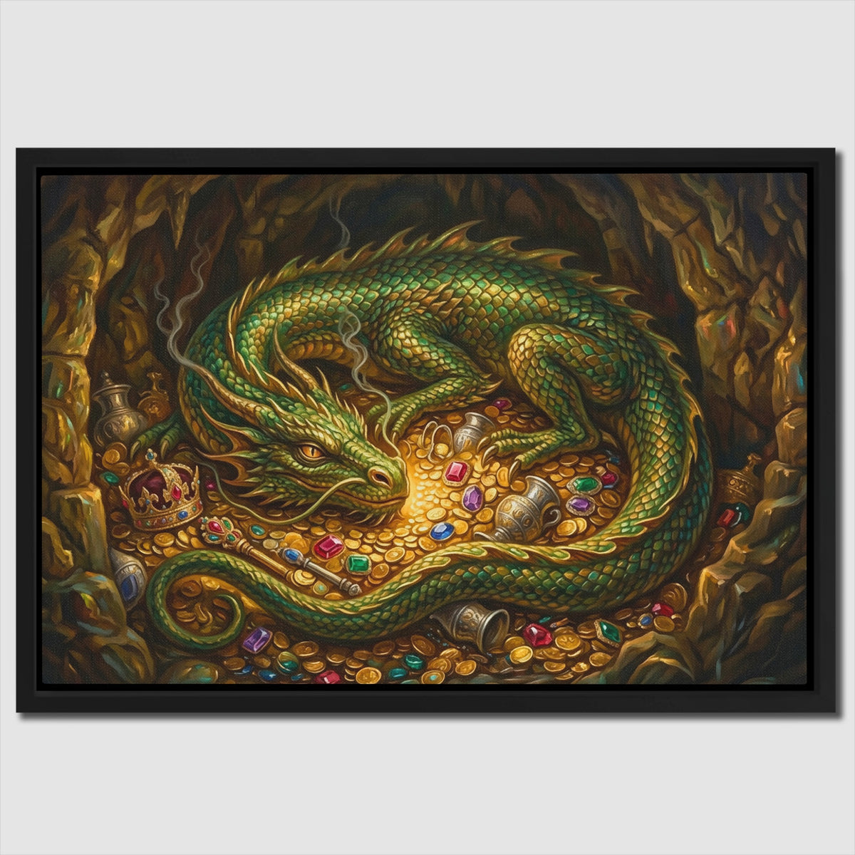 Dragon Emerald Hoard — Dragon Emerald Hoard Close Up Landscape 14