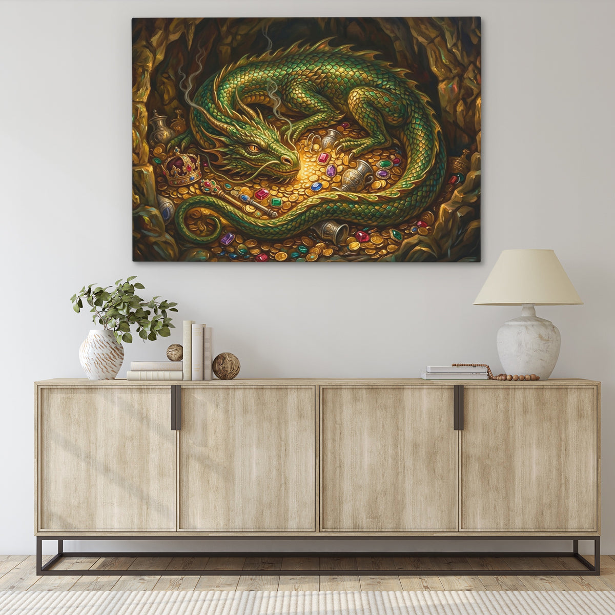 Dragon Emerald Hoard — Dragon Emerald Hoard Living Room Desk 94