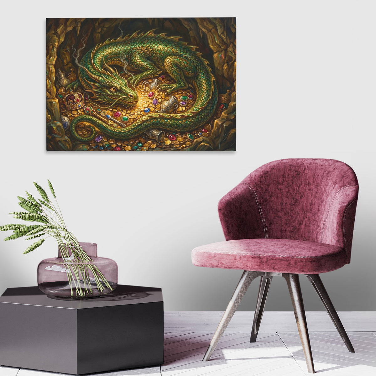 Dragon Emerald Hoard — Dragon Emerald Hoard New   Land Purple Chair 142