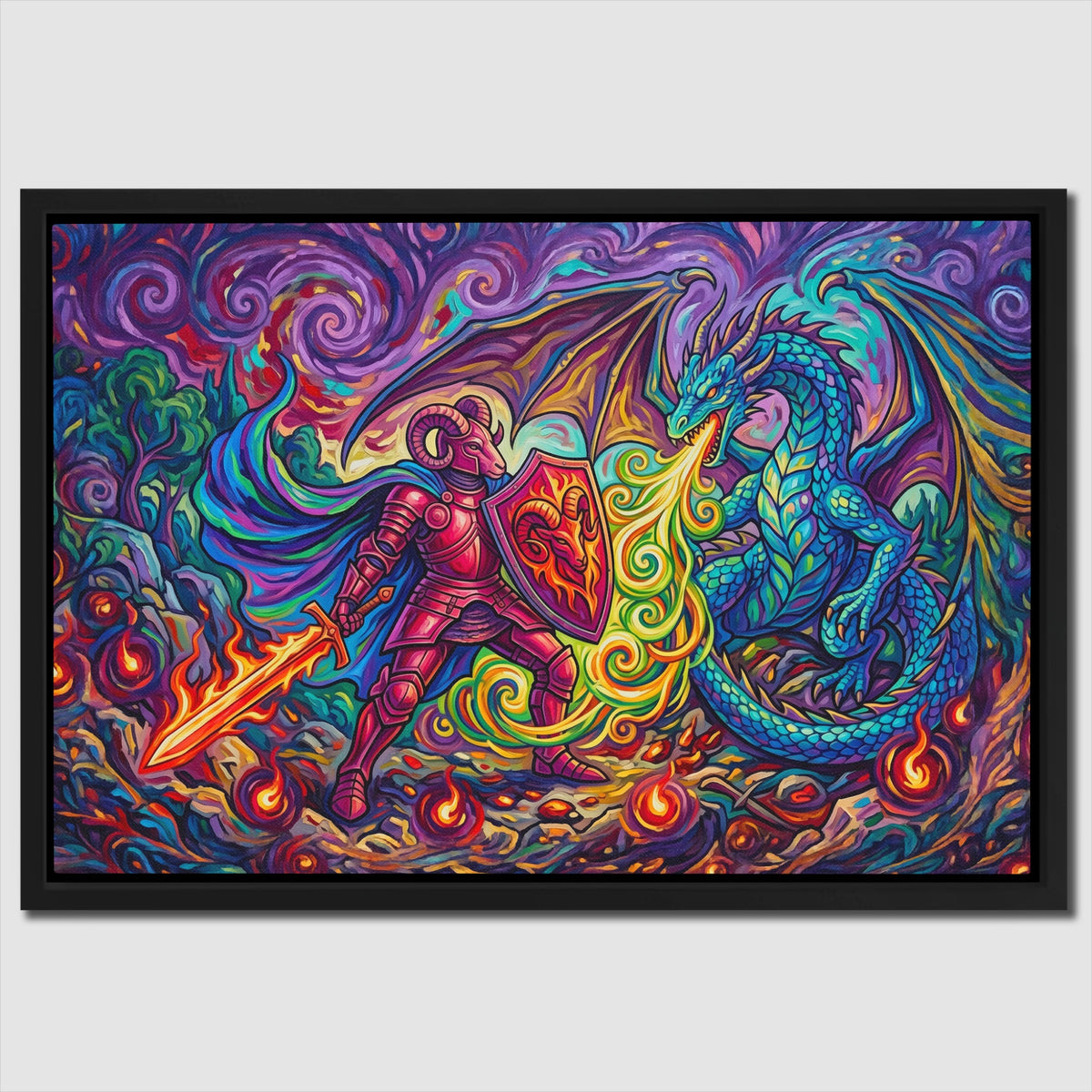 Dragon Knight Inferno — Dragon Knight Inferno Close Up Landscape 16