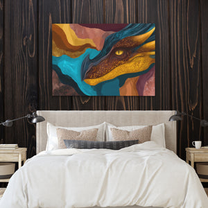 Dragon Liquid Dreams — Dragon Liquid Dreams Bedroom with Wood Walls 35