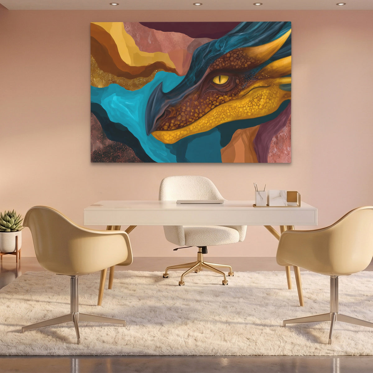 Dragon Liquid Dreams — Dragon Liquid Dreams Pink Office Land 215