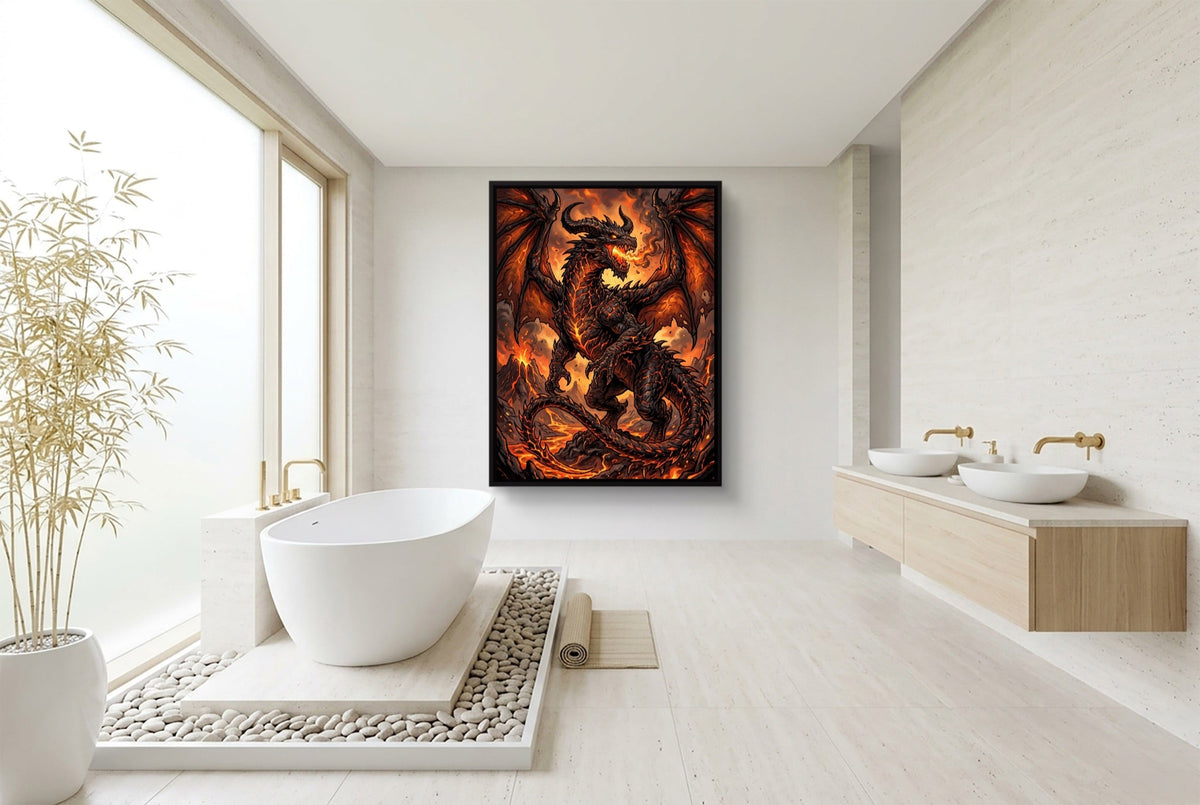 Dragon Molten Fury - Luxury Wall Art