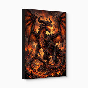 Dragon Molten Fury — dragon molten fury angled flush print