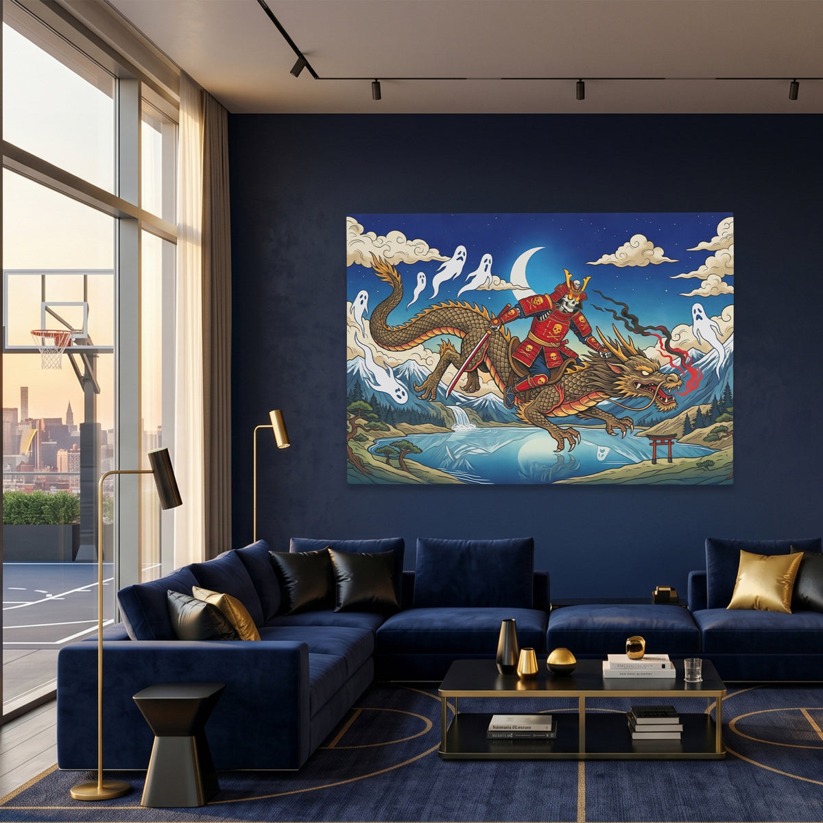 Dragon Moonlit Rider — Dragon Moonlit Rider Basketball Room Land 22
