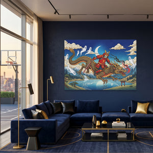 Dragon Moonlit Rider — Dragon Moonlit Rider Basketball Room Land 22