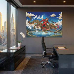 Dragon Moonlit Rider — Dragon Moonlit Rider Office View Land 139