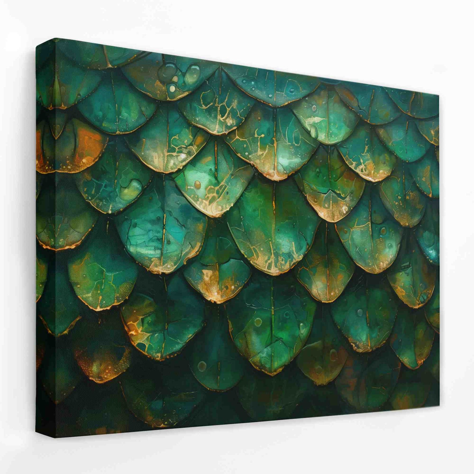 Dragon Scales - Animals Canvas Wall Art